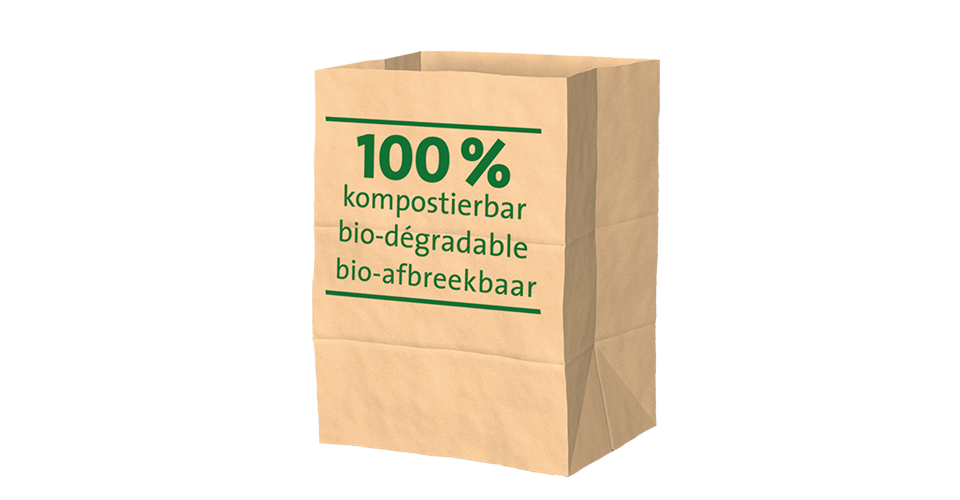 Swirl - Sacs en papier pour déchets organiques 100 % compostables